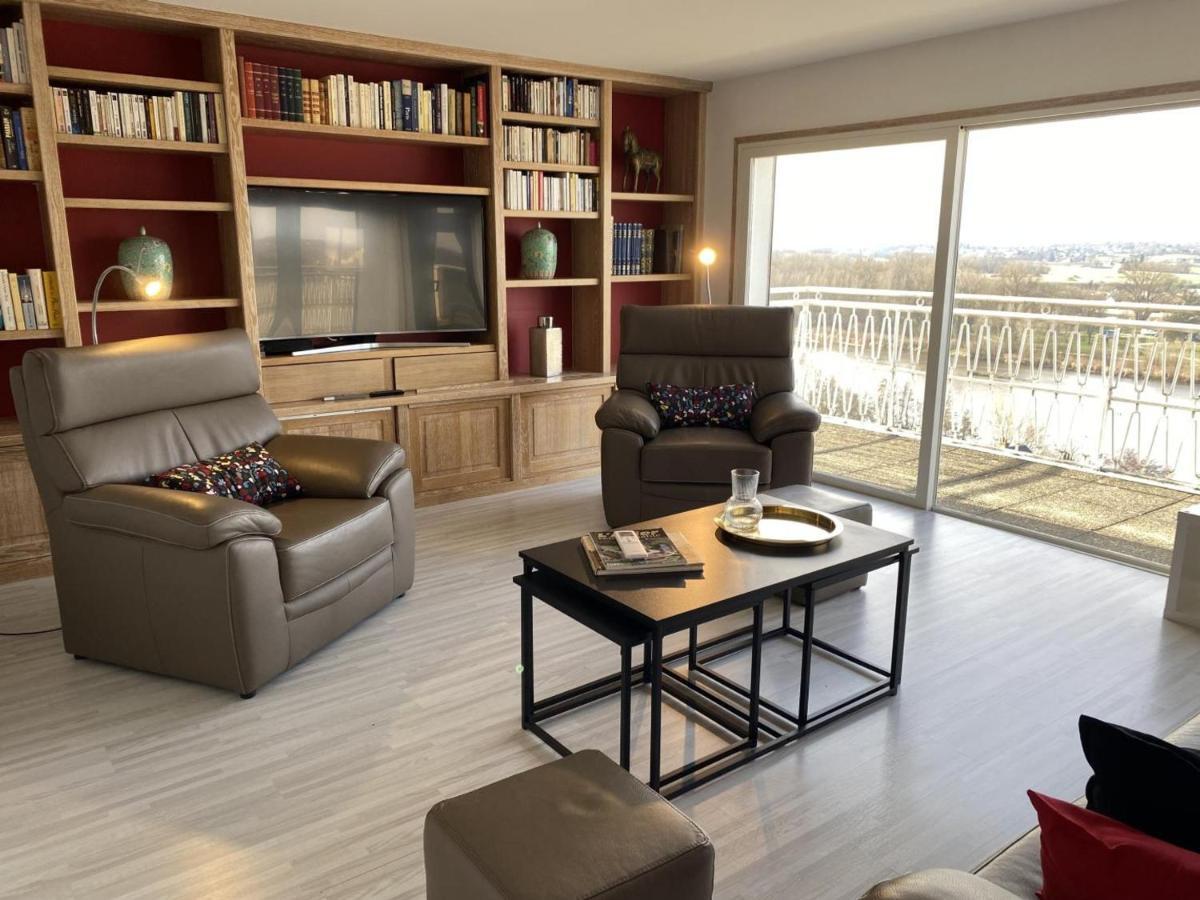 Appartement Panoramique Au Centre De Moulins Avec Terrasse, 2 Chambres, Et Equipements Modernes - Fr-1-489-412 Zewnętrze zdjęcie
